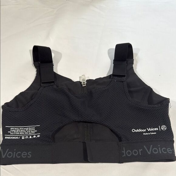 Outdoor Voices Powerhouse Black Sports Bra S/M -DD - Picture 4 of 5
